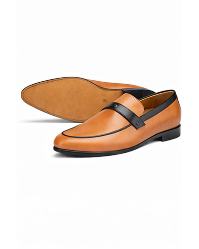 Men’s Two-Tone Leather Loafers